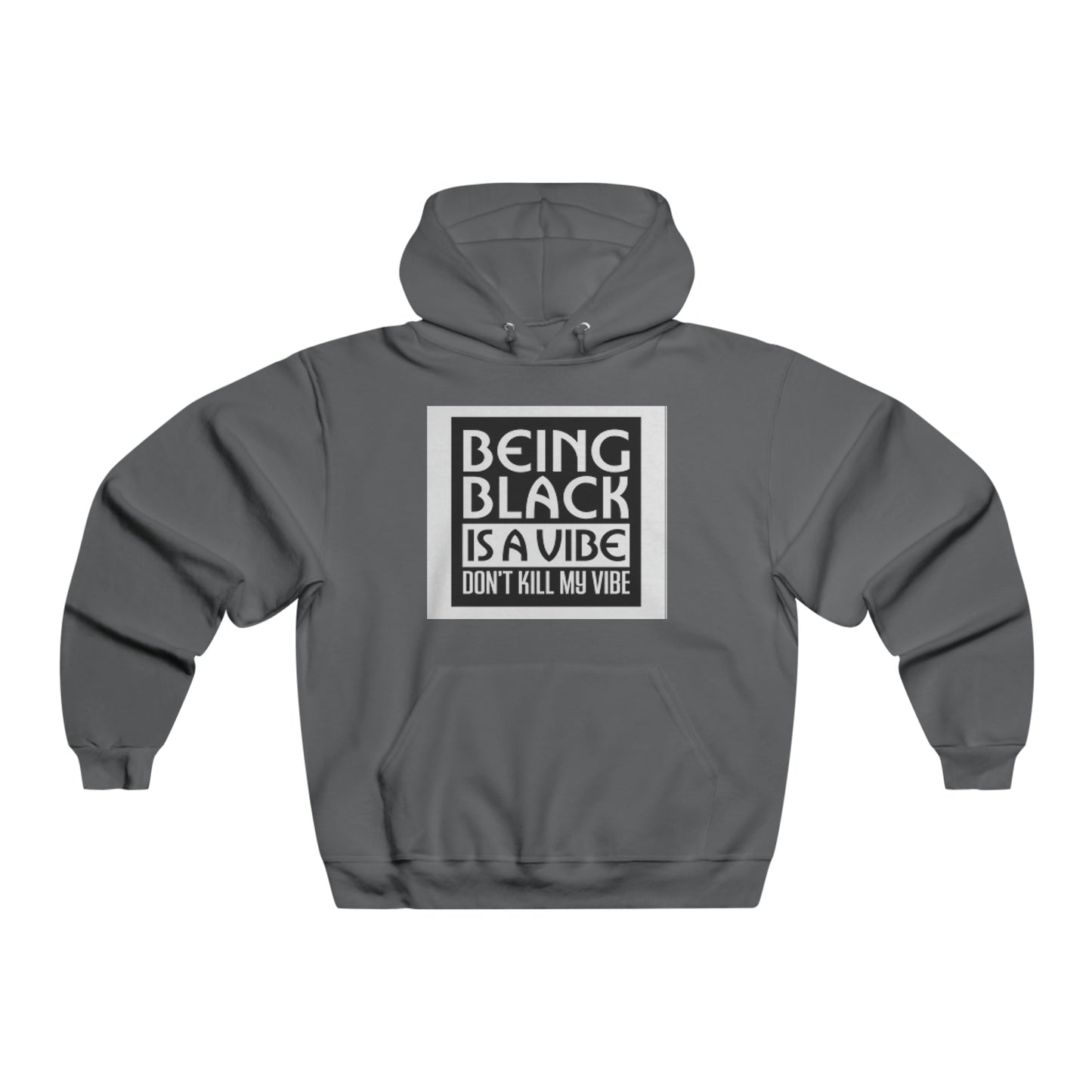 Black Vybe Hooded Sweatshirt