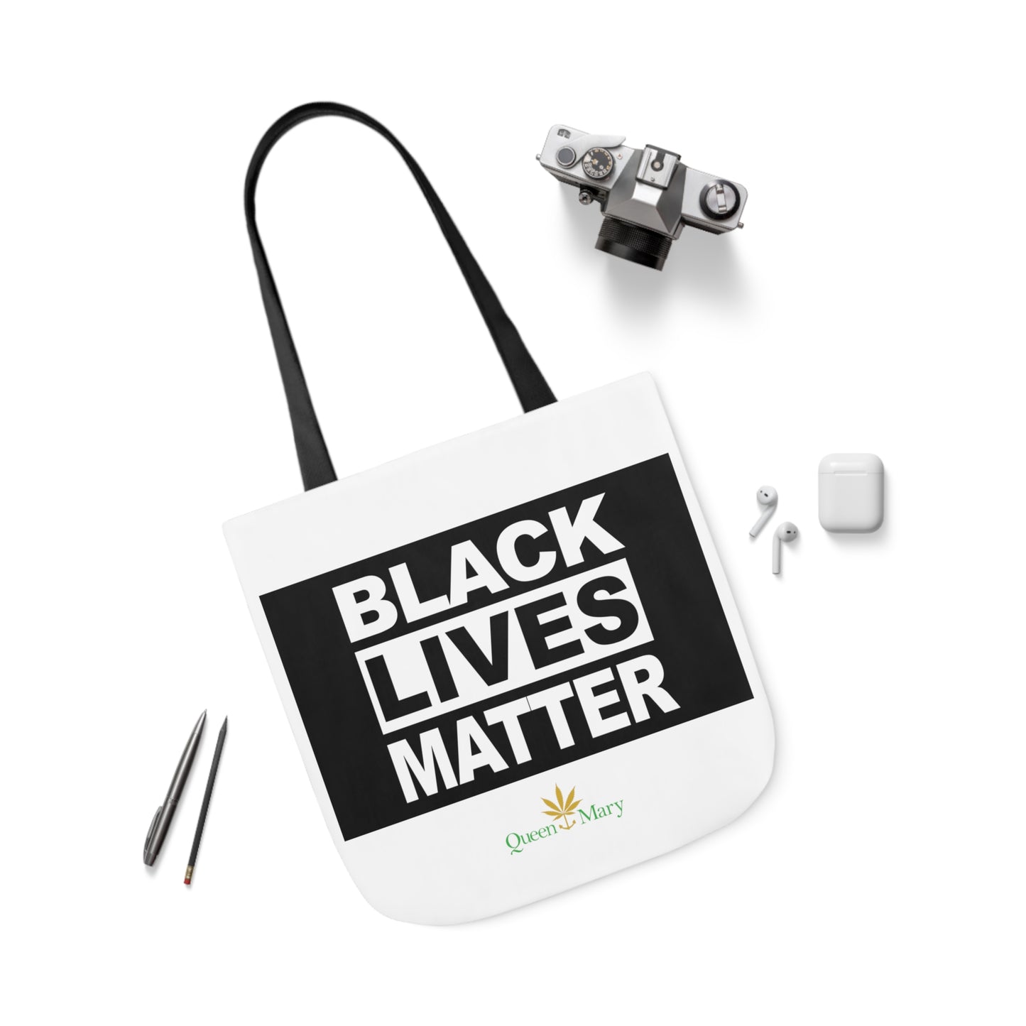 BLM Canvas Tote Bag