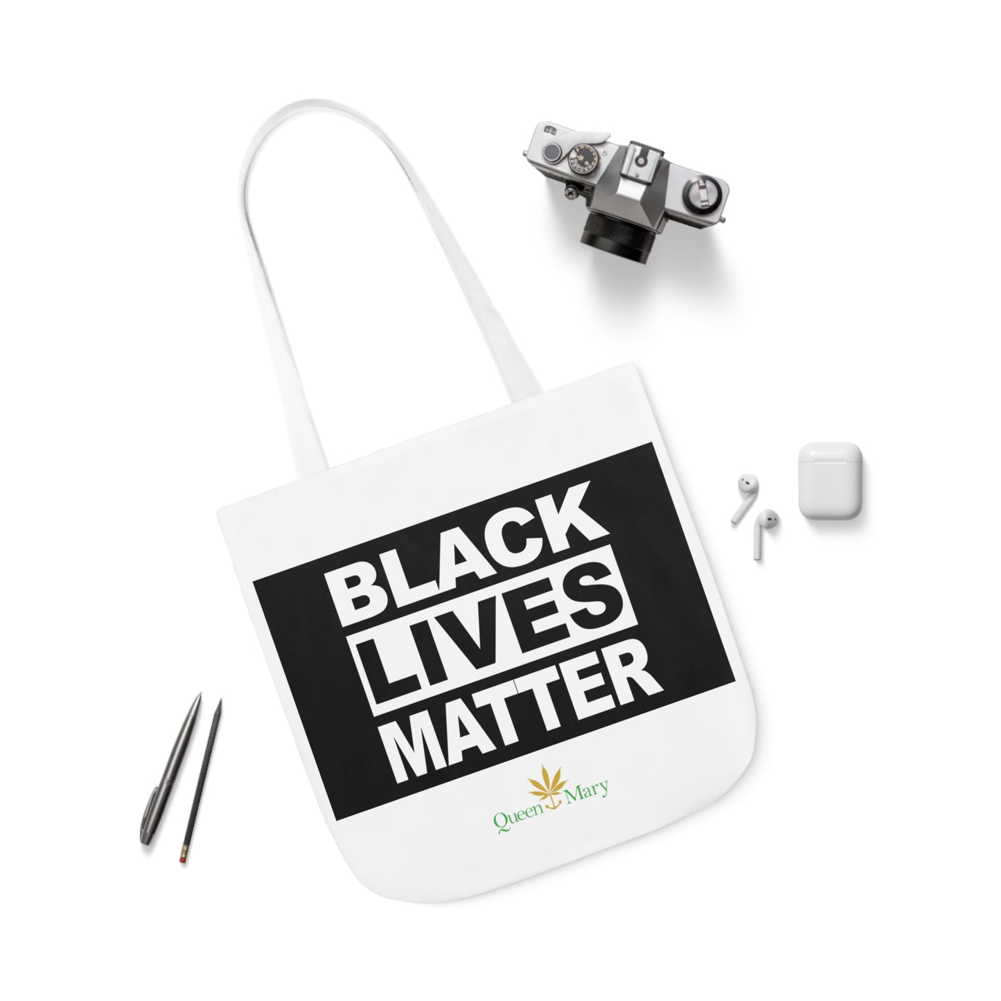 BLM Canvas Tote Bag