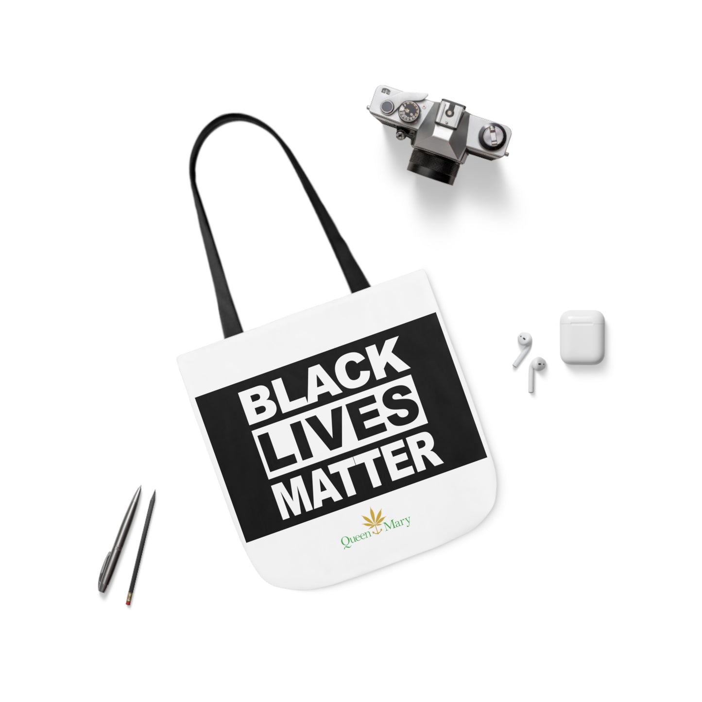 BLM Canvas Tote Bag