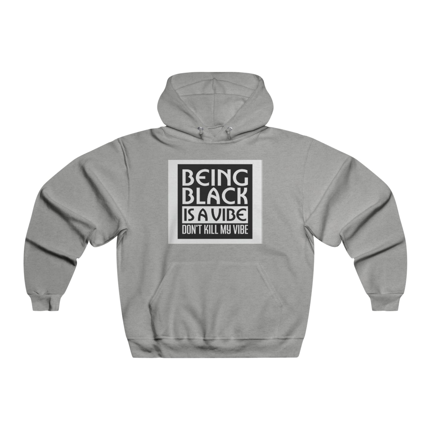 Black Vybe Hooded Sweatshirt