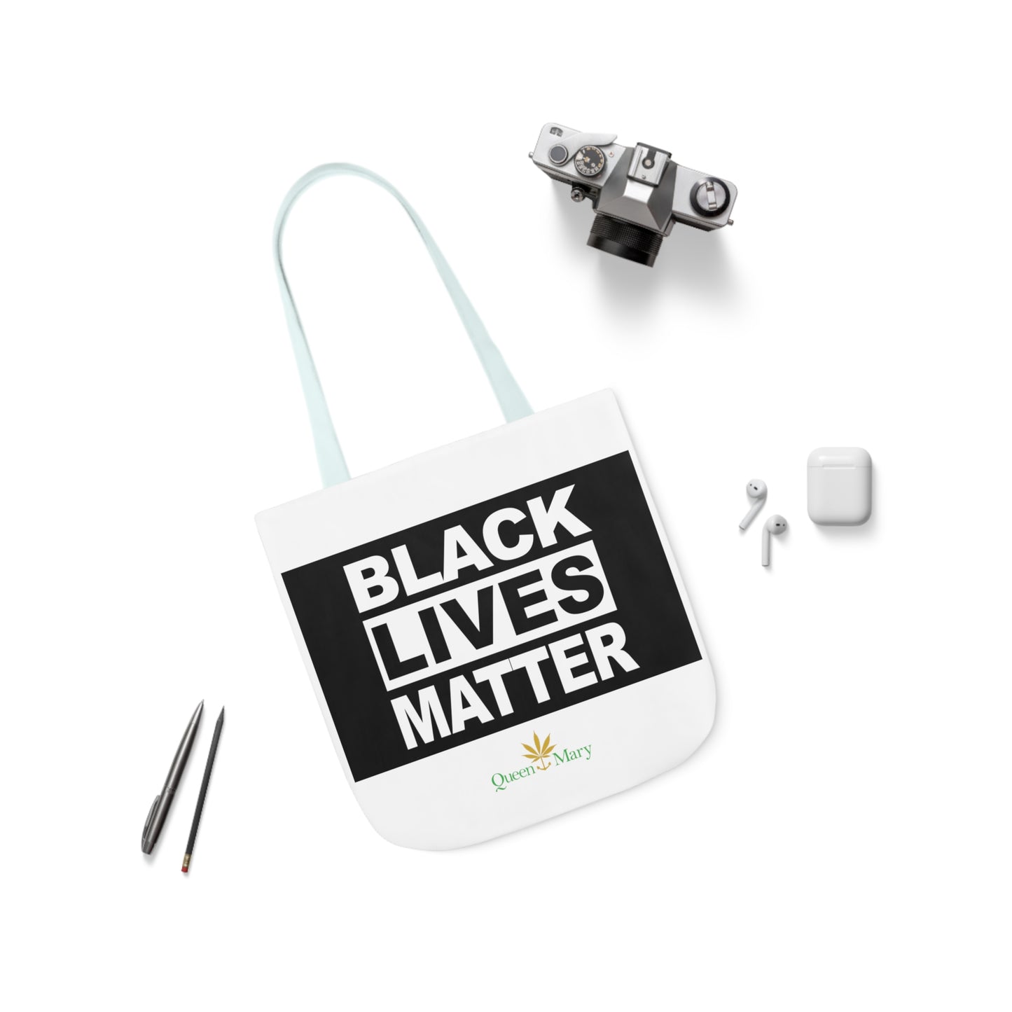 BLM Canvas Tote Bag