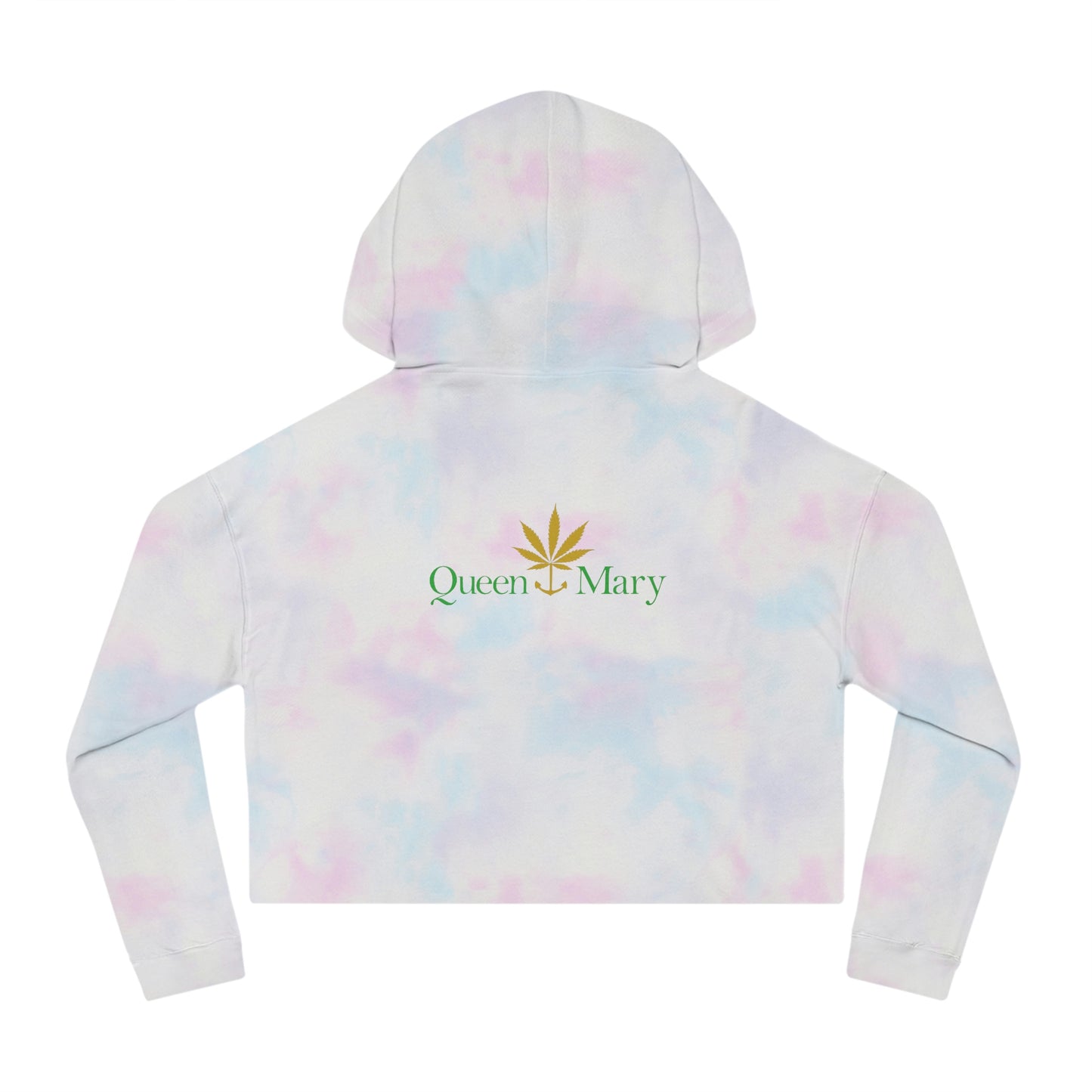 Women’s Cropped Hooded Sweatshirt by Queen Mary