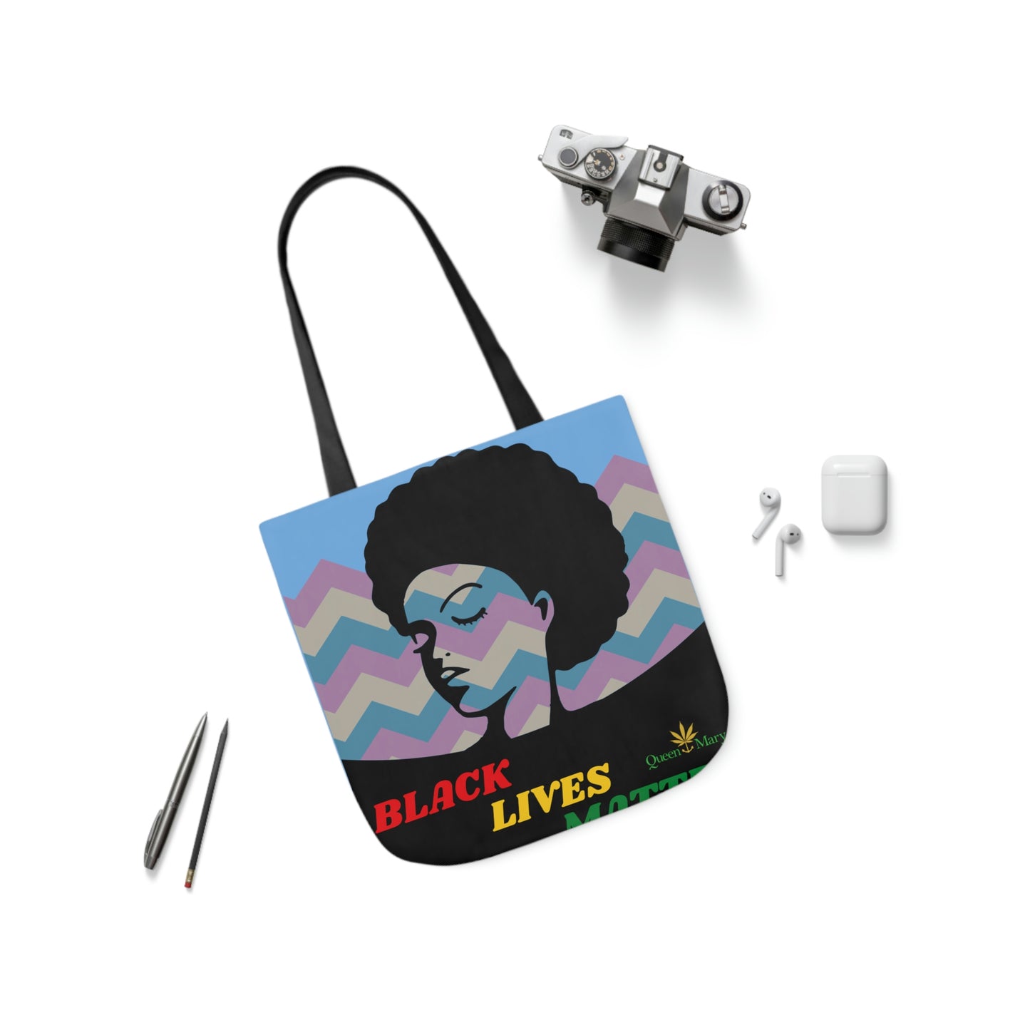 Canvas Tote Bag by Queen Mary