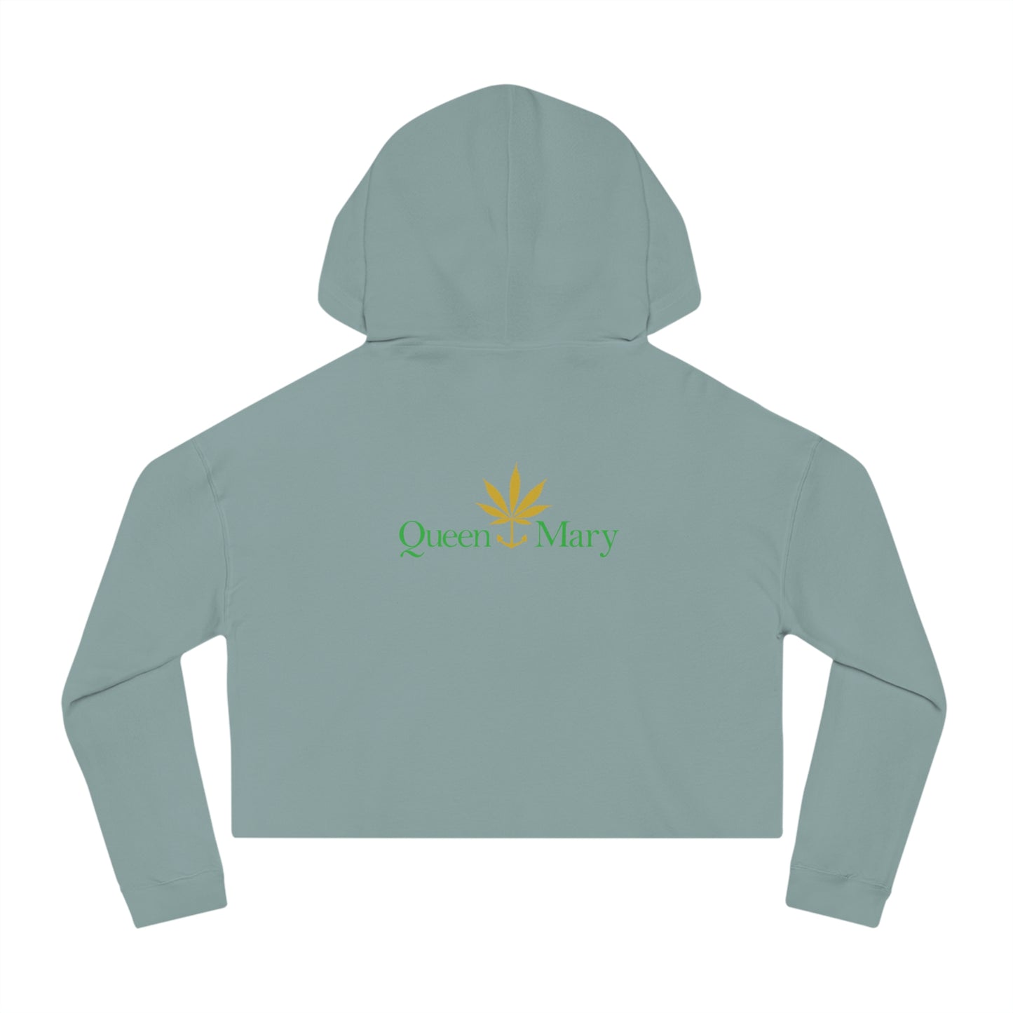 Women’s Cropped Hooded Sweatshirt by Queen Mary
