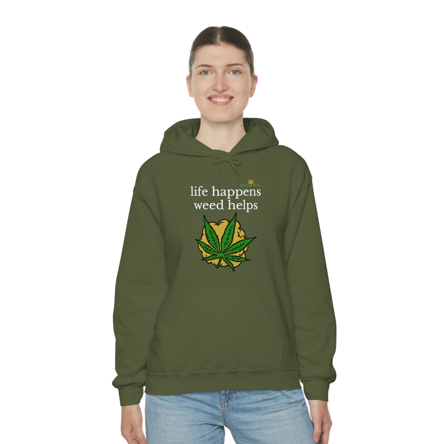 Hooded Sweatshirt by Queen Mary