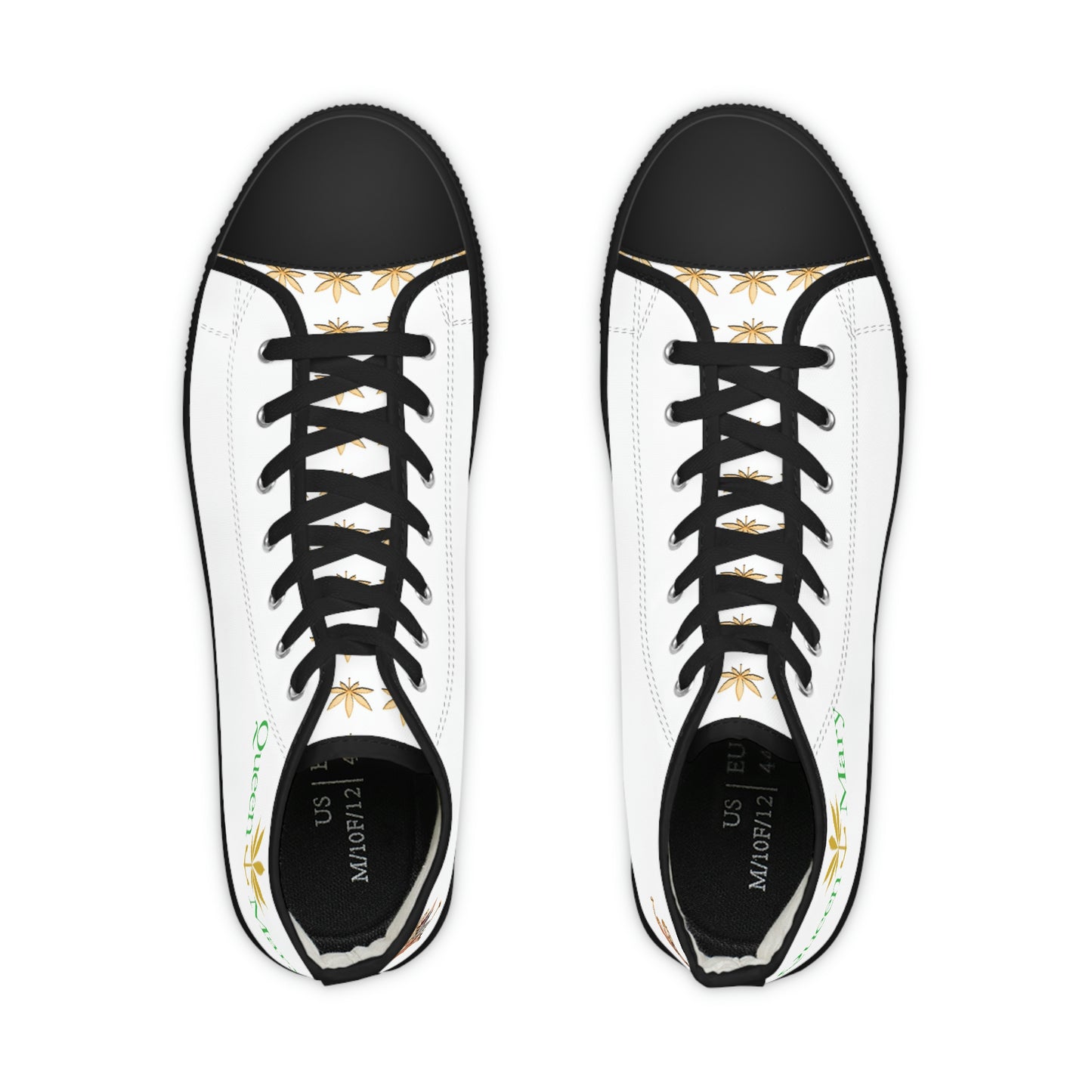 Men's High Top Fashion Sneakers by Queen Mary