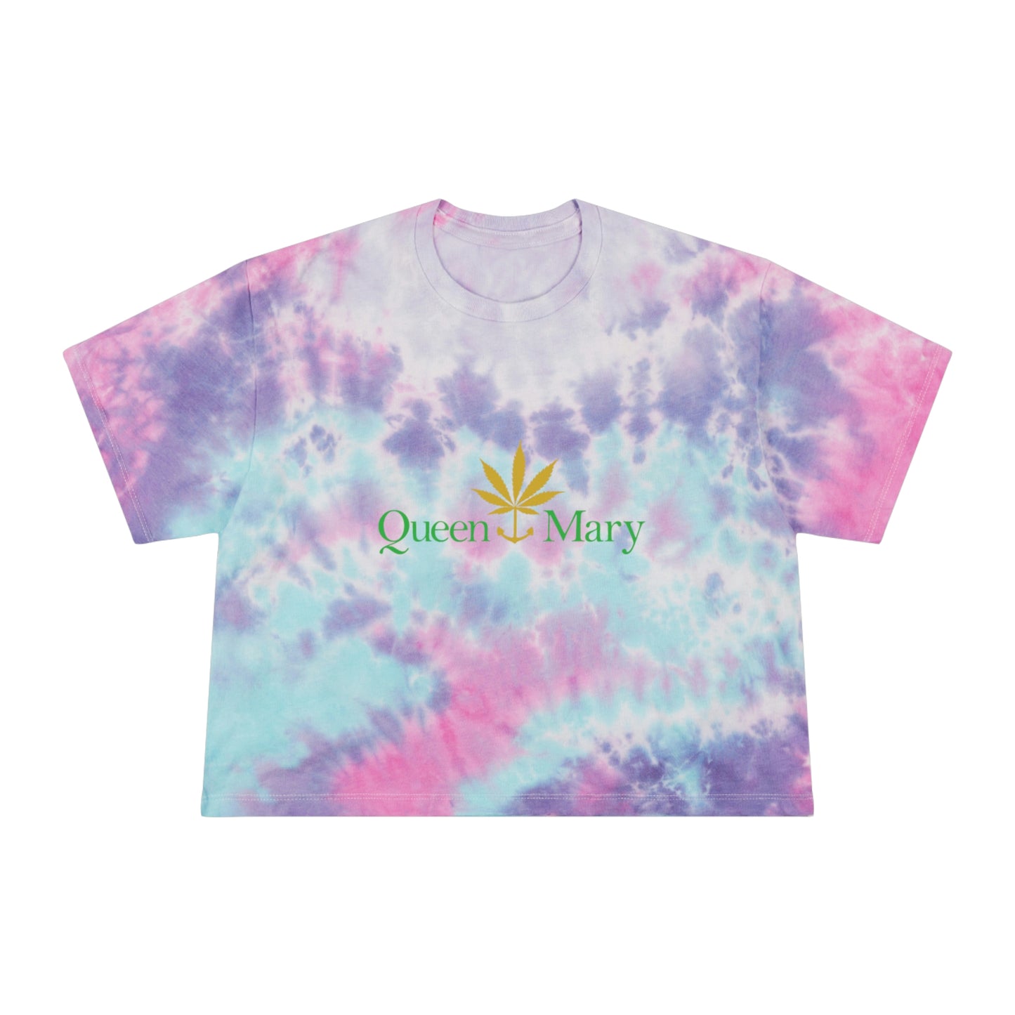 Women's Tie-Dye Crop Tee by Queen Mary