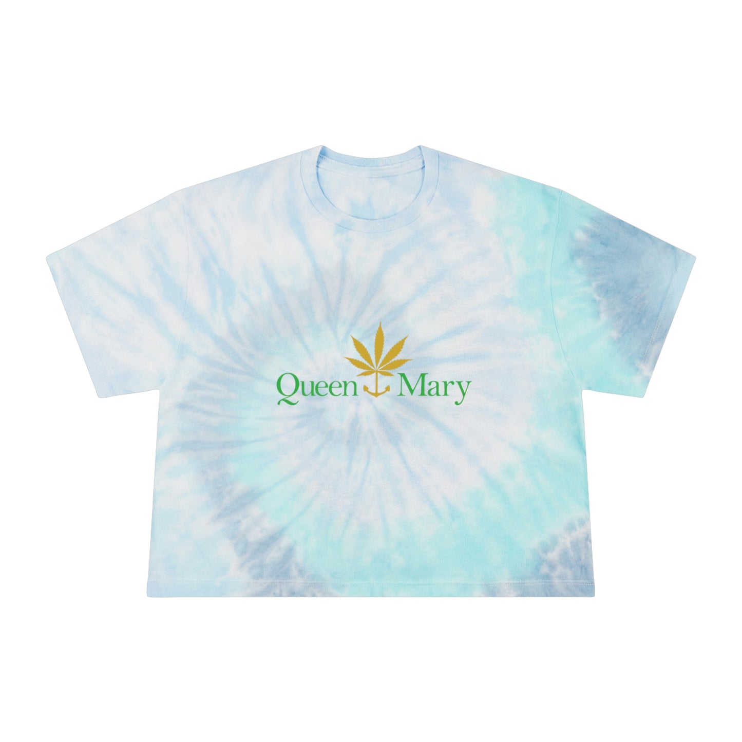 Women's Tie-Dye Crop Tee by Queen Mary