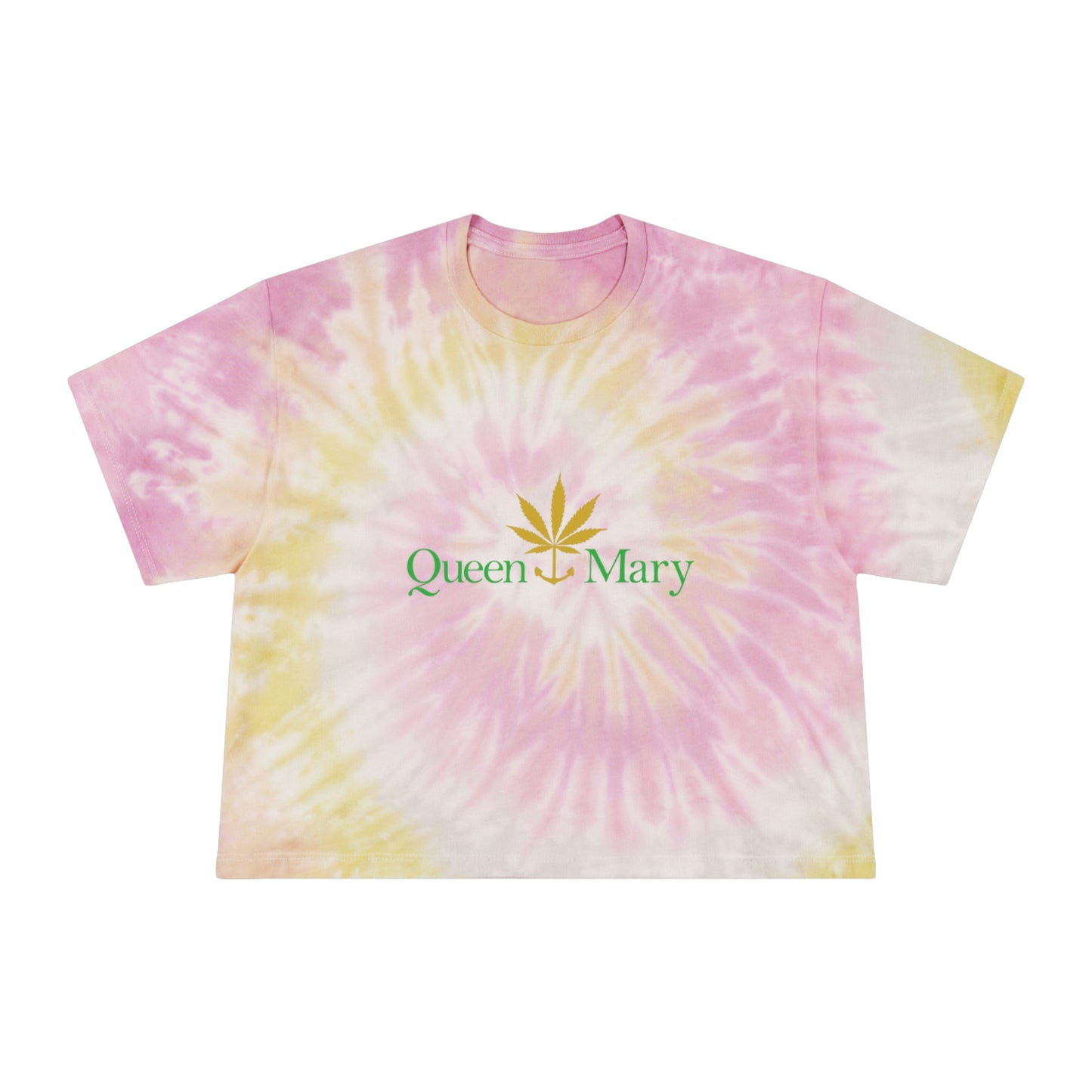 Women's Tie-Dye Crop Tee by Queen Mary