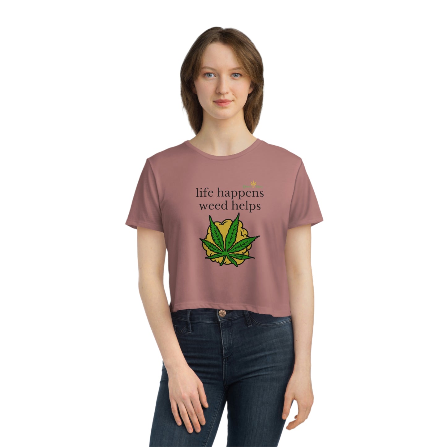 Women's Cropped Tee by Queen Mary