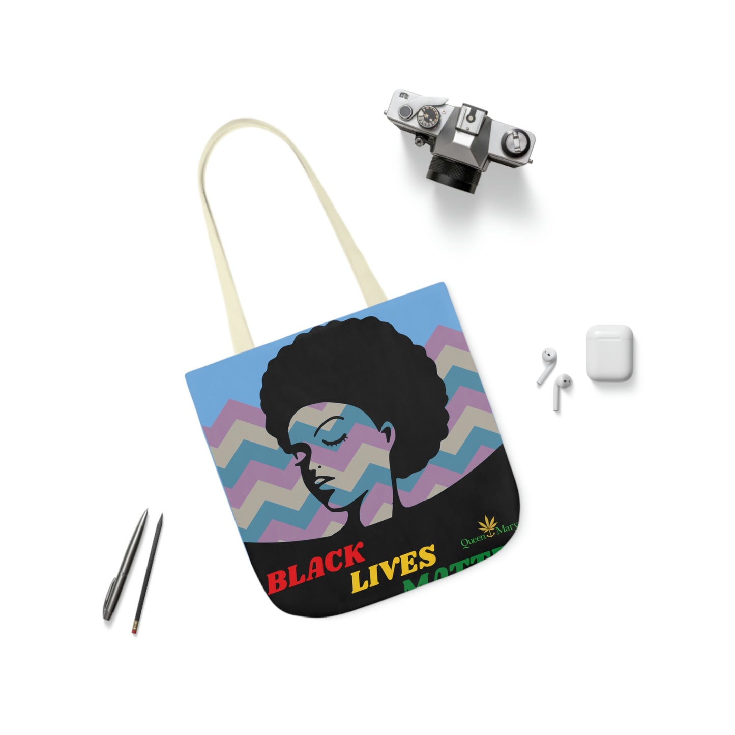 Canvas Tote Bag by Queen Mary